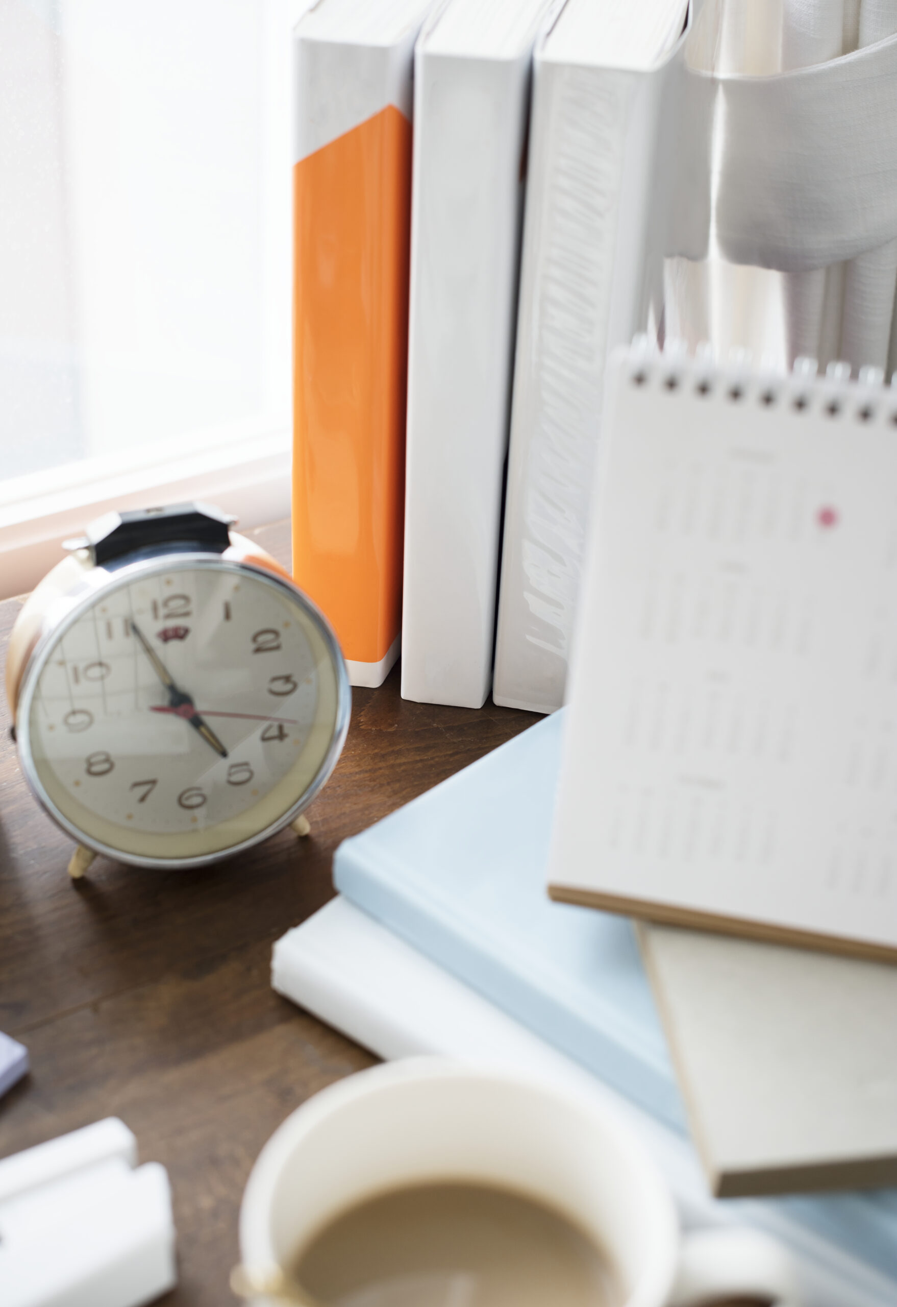 closeup of alarm clock
